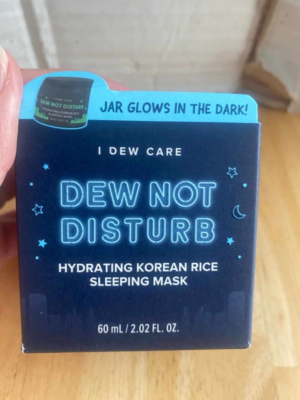 I Dew Care Dew Not Disturb Hydrating Korean Rice Sleeping Mask 2.02 oz NIB NWT